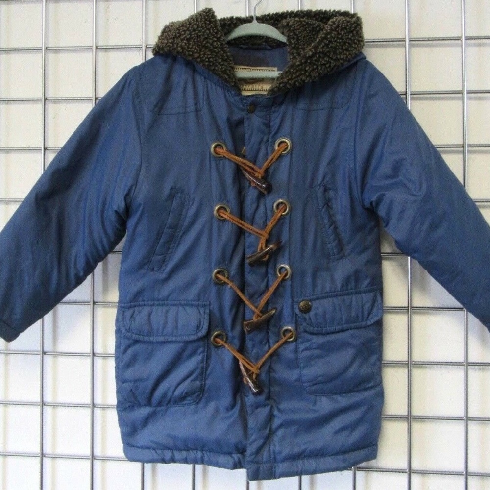 NEW UGG Australia Navy Blue KIDS Hooded TOGGLE JACKET